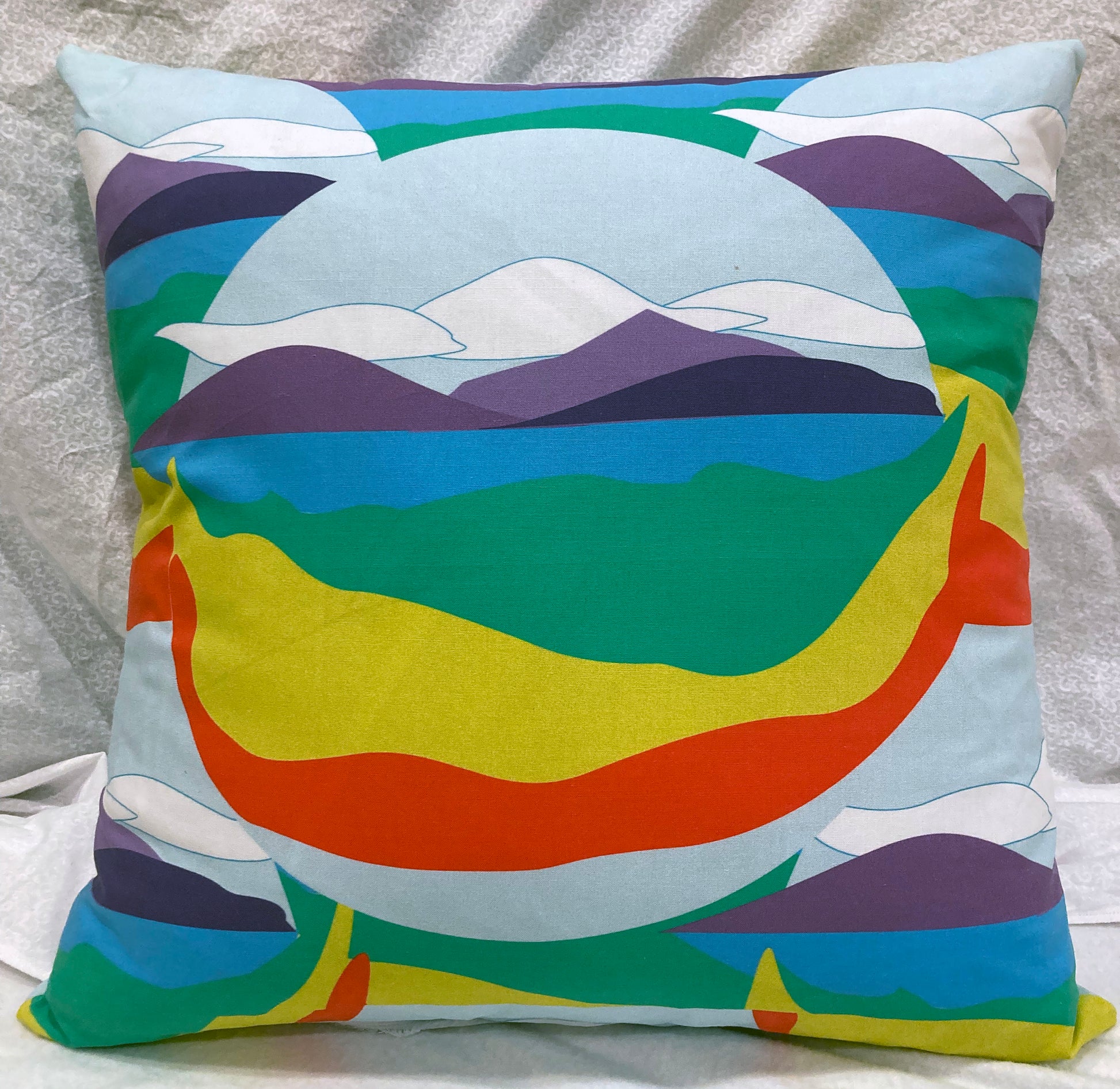 Throw Pillow, Abstract Pillow, Art Pillow, Colorful Pillow Case